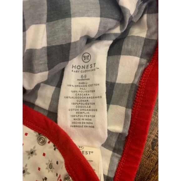 HONEST Girl’s Reversible Quilted Hoodie / Size: 6-9 Months - Picture 4 of 7